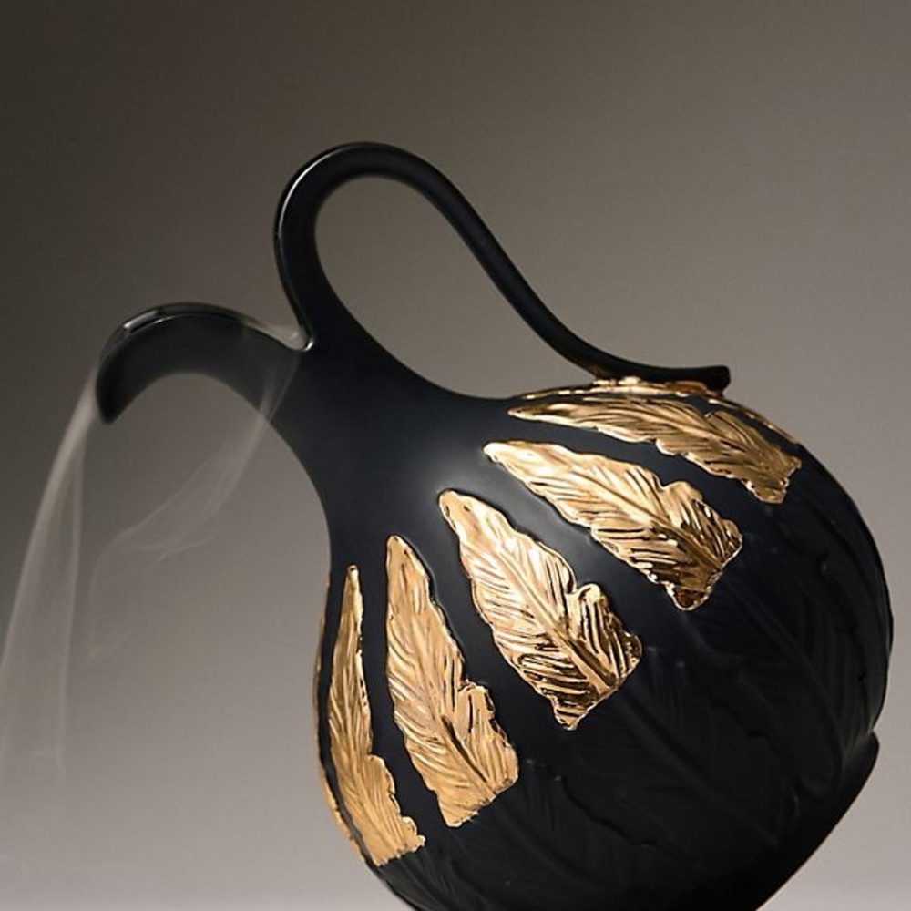 Anthropologie Catherine Martin Midnight Creatures Glazed Stoneware Jug Pitcher